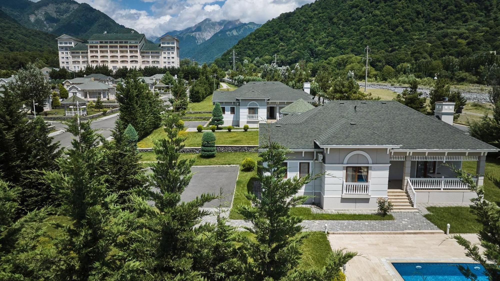 Qafqaz Riverside Hotel Gabala Exterior photo